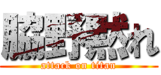 脇野黙れ (attack on titan)