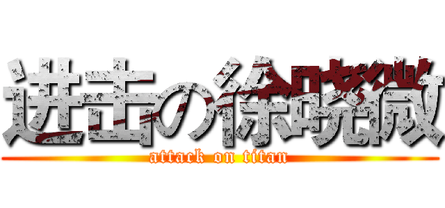进击の徐晓微 (attack on titan)