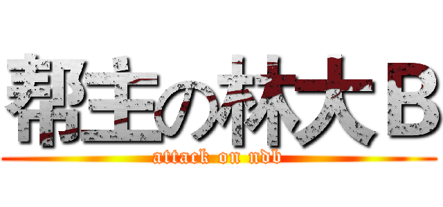 帮主の林大Ｂ (attack on ndb)