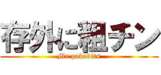 存外に粗チン (Mr pokebits)