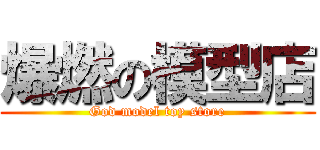 爆燃の模型店 (God model toy store)