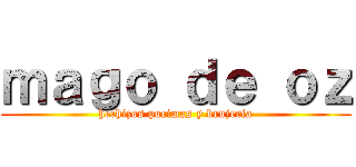 ｍａｇｏ ｄｅ ｏｚ (hechizos pocimas y brujeria)