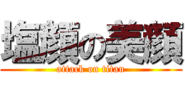 塩顔の美顔 (attack on titan)