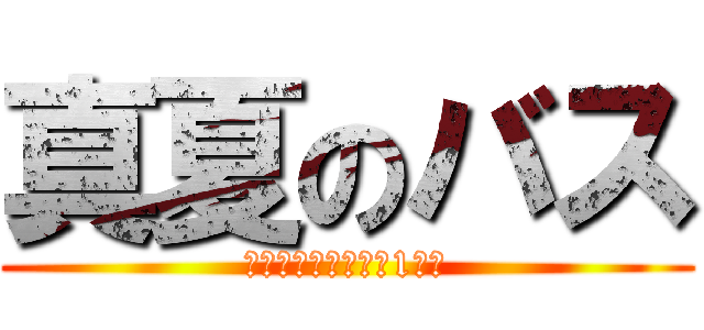 真夏のバス (高浜から津軽石まで1時間)