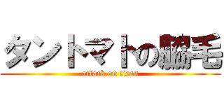 タントマトの脇毛 (attack on titan)