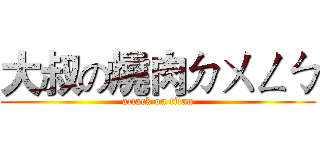 大叔の燒肉ㄉㄨㄥㄅ (attack on titan)