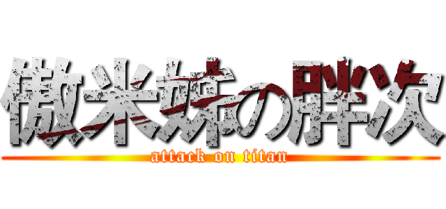 傲米姊の胖次 (attack on titan)