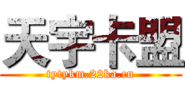 天宇卡盟 (tytykm.22ka.cn)