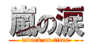 嵐の涙 (attack on titan)