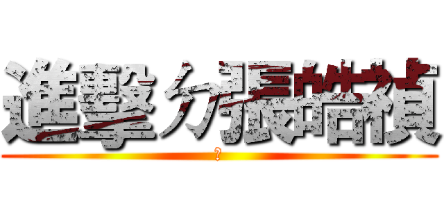 進擊ㄉ張皓禎 (☆)