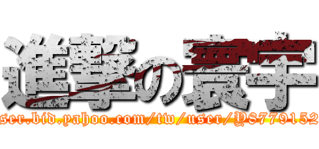 進撃の寰宇 (tw.user.bid.yahoo.com/tw/user/Y8779152344)