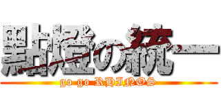 點燈の統一 (go go RHINOS)