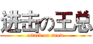 进击の王总 (attack on snow)