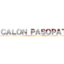 ＣＡＬＯＮ ＰＡＳＯＰＡＴＩ (   )