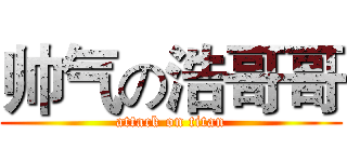 帅气の浩哥哥 (attack on titan)