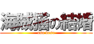 海賊猫の結婚 (uso desu)