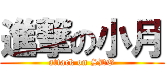 進撃の小月 (attack on SDO)