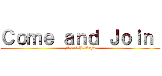 Ｃｏｍｅ ａｎｄ Ｊｏｉｎ  (M.1 E.P. Expo)