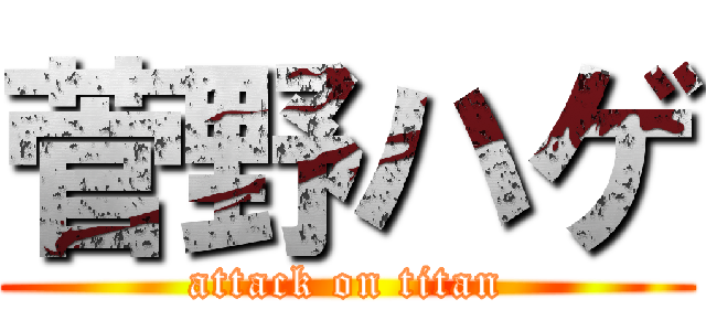菅野ハゲ (attack on titan)