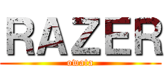 ＲＡＺＥＲ (owata)