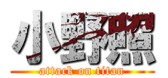 小野照 (attack on titan)