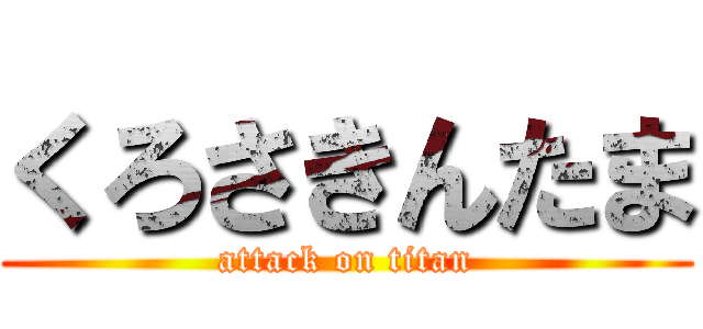 くろさきんたま (attack on titan)