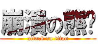 崩潰の熊貓 (attack on titan)