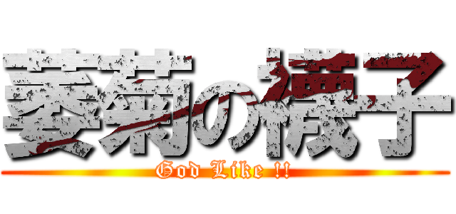萎菊の襪子 (God Like !!)