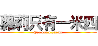 蘿莉只有一米四 (You can\'t see me)