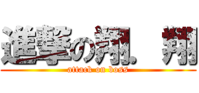 進撃の翔．翔 (attack on boss)
