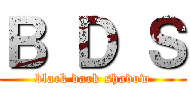Ｂ Ｄ Ｓ (black dark shadow)