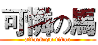 可憐の馬 (attack on titan)