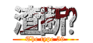 渣断蹭 (The type 59)