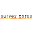 ｓｕｒｖｅｙ ｃｏｒｐｓ (survey corps food)