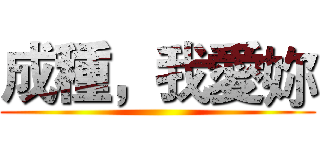 成種，我愛妳 ()