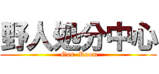 野人処分中心 ( Gas  Room)