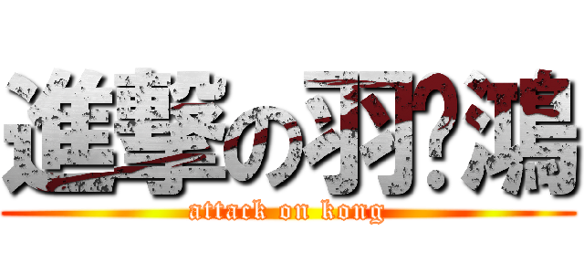 進撃の羽淚鴻 (attack on kong)