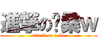 進撃の貓桑ｗ (attack on neko)