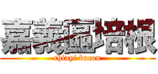 嘉義區培根 ( chiayi bacon )