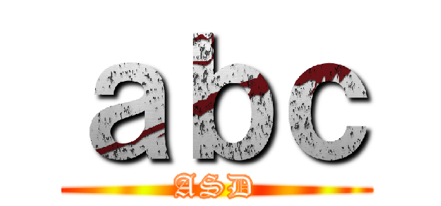 ａｂｃ (ASD)