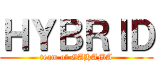 ＨＹＢＲＩＤ (team of GAHAMA)