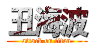 丑海波 (attack on titan)