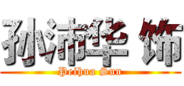 孙沛华 饰 (Peihua Sun)