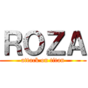ＲＯＺＡ (attack on titan)