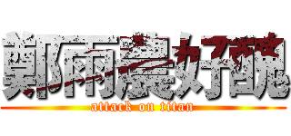 鄭雨農好醜 (attack on titan)