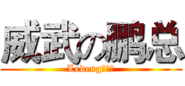威武の鹏总 (Ledeng丶疯狗)