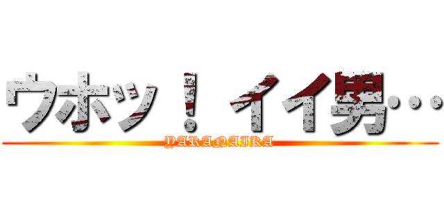 ウホッ！ イイ男… (YARANAIKA)