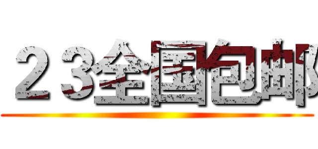 ２３全国包邮 ()
