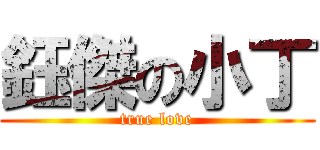 鈺傑の小丁 (true love)