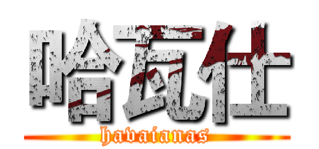 哈瓦仕 (havaianas)